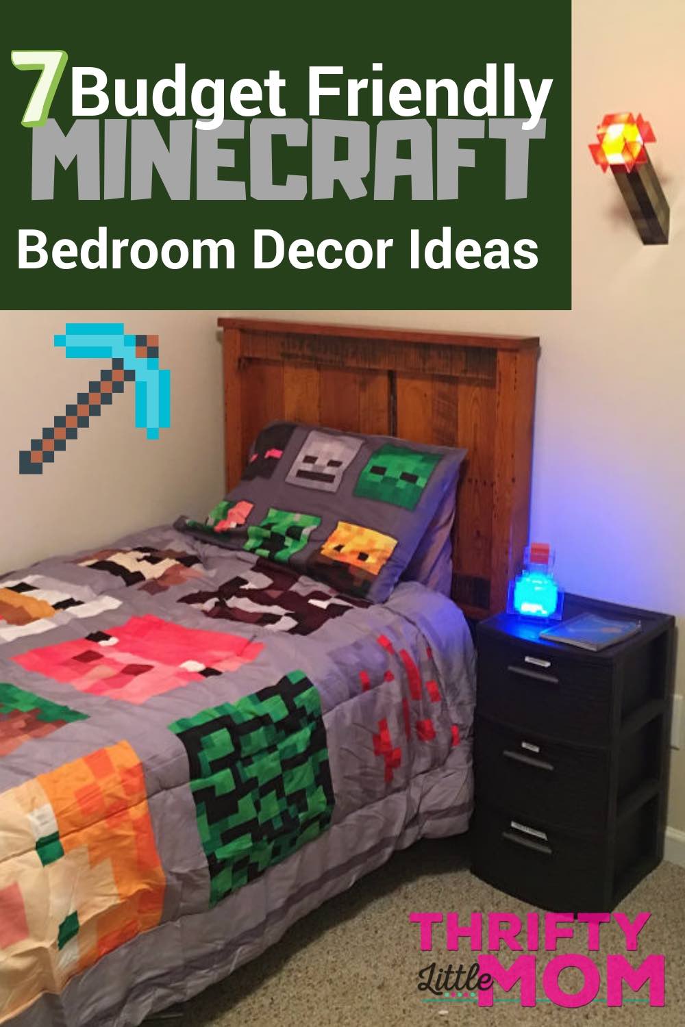 My Minecraft  Bedroom  Makeover For Regular Moms