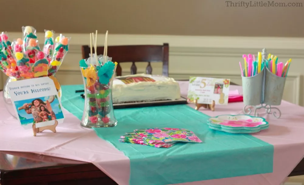 Moana Birthday Party Ideas & Planning Made Easy » Thrifty Little Mom