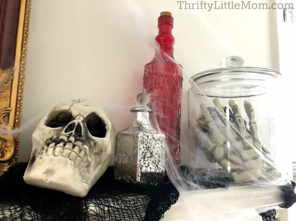 spooky skull costume party decorations