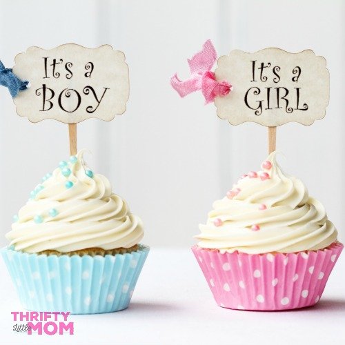 1-Pack Andaz Press Baby Shower Wood Cake Toppers Decor Decorations Its A Boy
