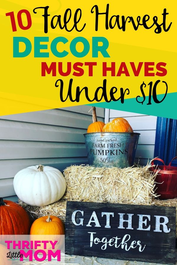 Fall Decor Pieces For Your Front Porch Starting at $10 at