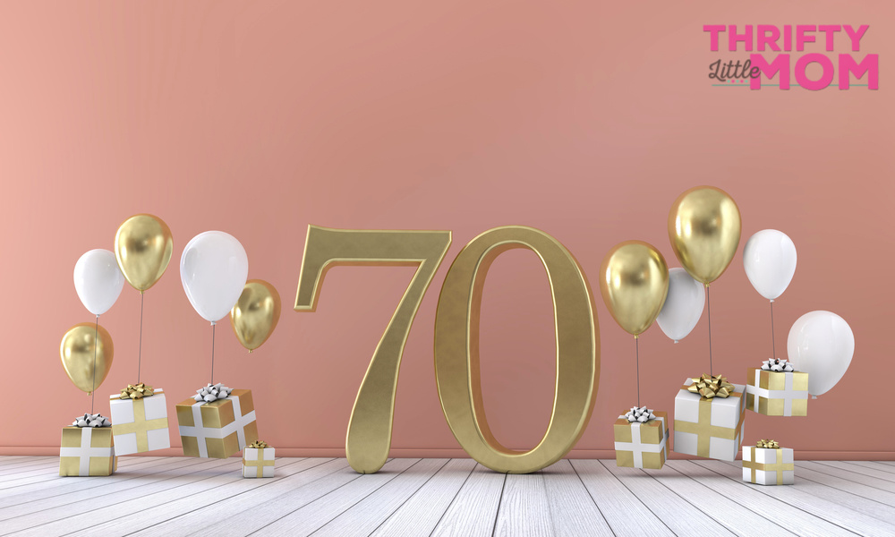 Seventeen 70th Birthday Gift Ideas » Thrifty Little Mom