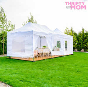 7 Things to Consider Before You Book Party Tent Rentals Thrifty Little Mom