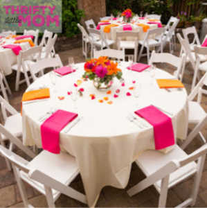 Party Table and Chair Rentals Ultimate Guide Thrifty Little Mom