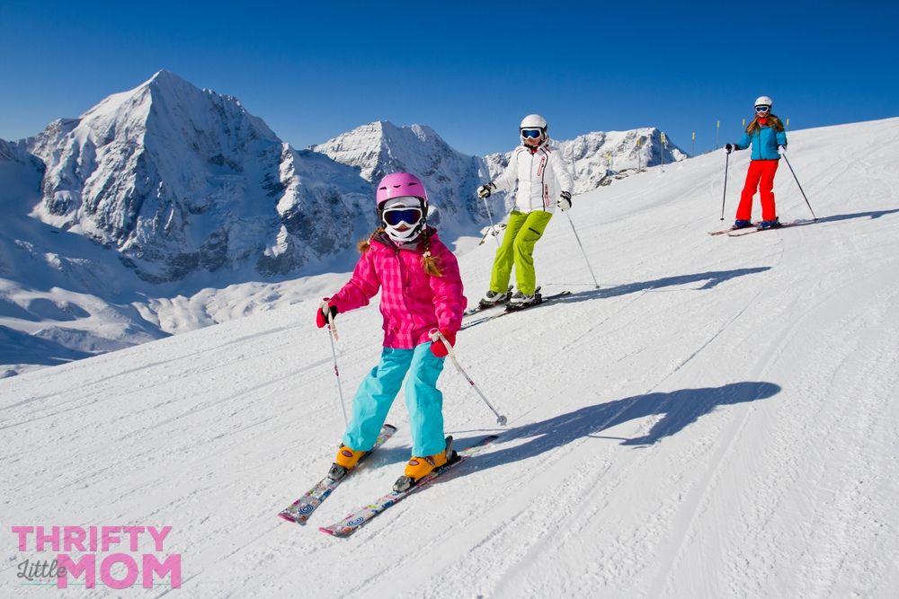 try skiing for your winter birthday party