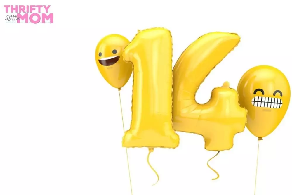 fun balloons for a 14th birthday