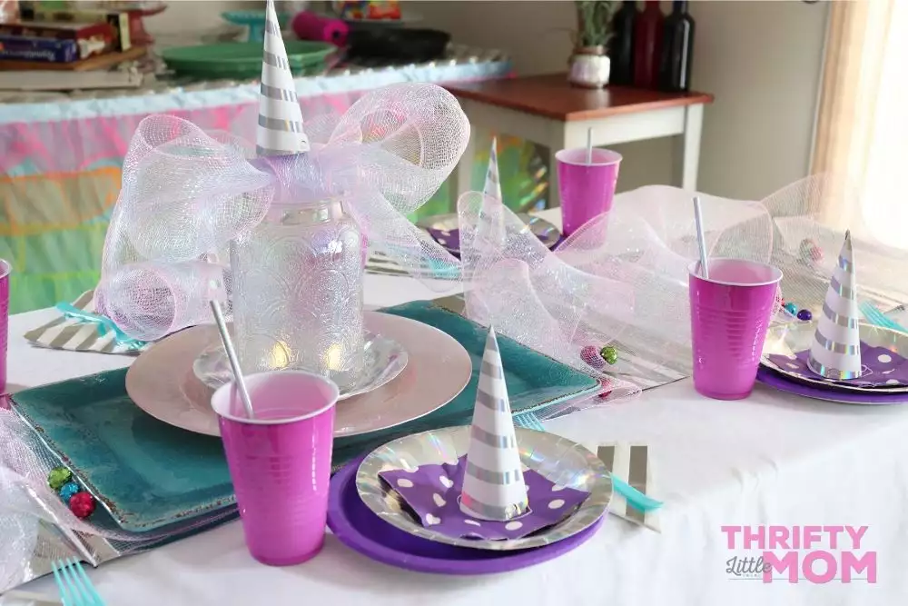 unicorn shower dining table decorations