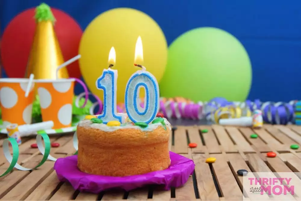 have a party at home for 10 year old birthday party ideas