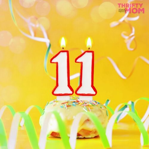 11 year old boy birthday party ideas include great candles