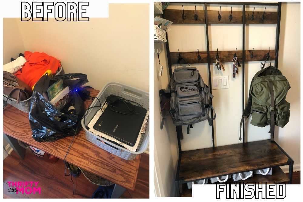 Coat bag and store shoe storage