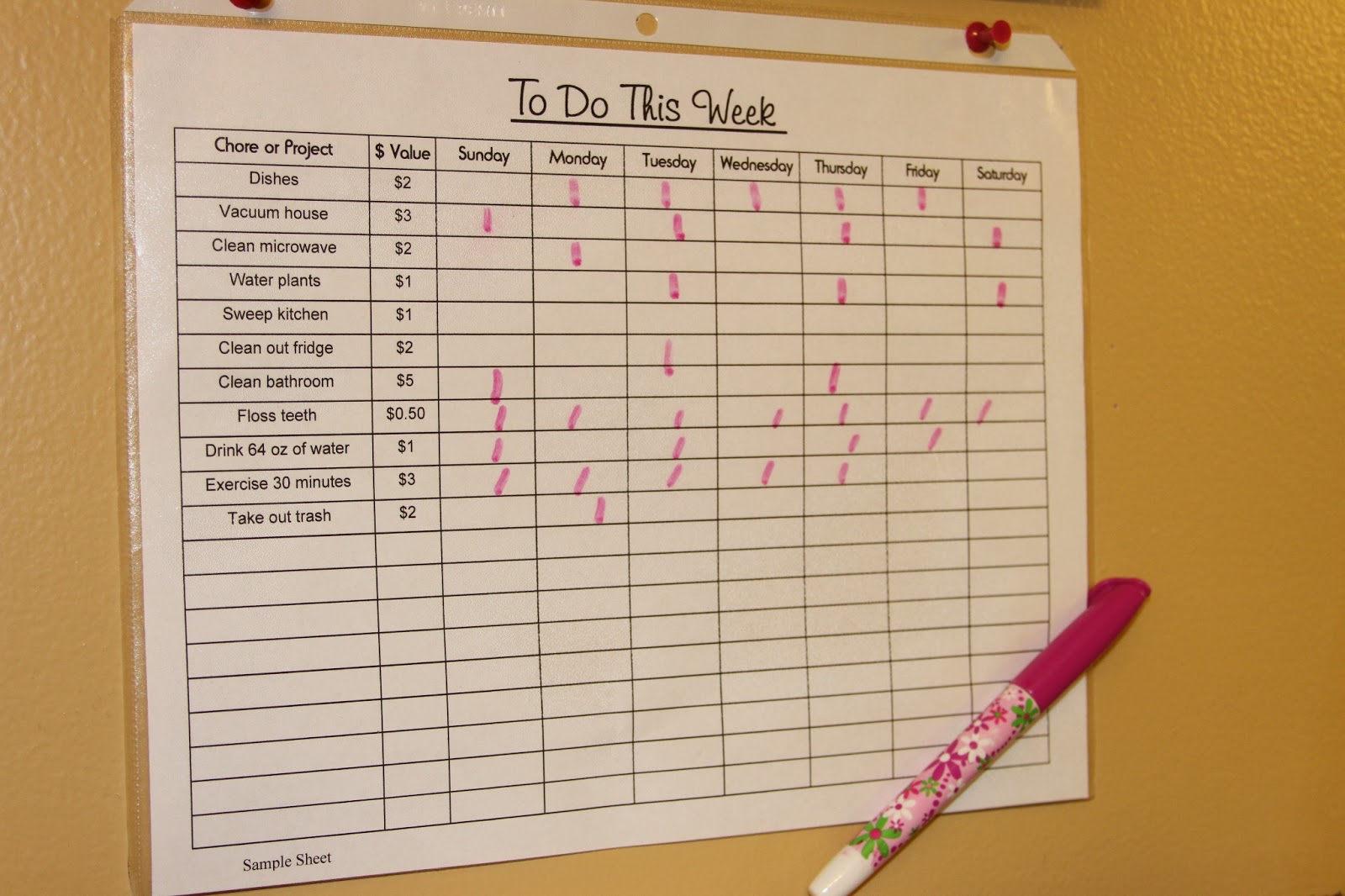 Adult Chore Charts for Husbands & Wives » Thrifty Little Mom